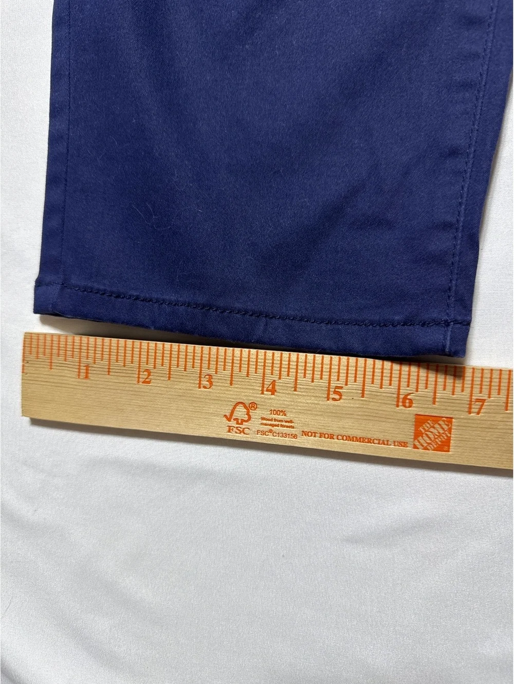 Chico's Slim Leg Crop Pants in Navy - Size 8, Perfect for a
